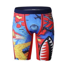 Summer mens lingerie fashion underwears hip hop cotton boxers Geometric printed underwear luxury brand boxer Novelty black blue Underpants Shorts size s-xxxl