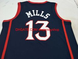 Custom Men Youth women Vintage Sain Marys Patty Mills #13 Basketball Jersey Size S-4XL 5XL or custom any name or number jersey