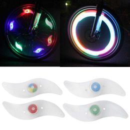 s 1Pc Plastic Bicycle Wheel Spoke Waterproof MTB LED Tyre Tyre Flash Light Colourful Warning Lamp Bike Accessories 0202