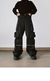 Men's Pants 2023 Men Women Clothing Original HIP Hop Three-dimensional Multi Pocket Functional Artillery Plus Size Costumes 27-46