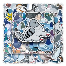 50 PCS Water Bottle Stickers for Kids Girls Teens Vinyl Vsco Waterproof Cute Aesthetic Stickers TZ-GZ-624 pigeon