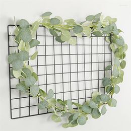 Decorative Flowers 1pc 170cm Artificial Green Ivy Leaves Plants Grape Vine Fake Foliage Home Wedding Decoration