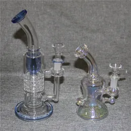 Hookah Thick Glass Water Bong Heady Oil Rigs Glass Bongs Water Pipes Recycler Dab Rig Bubbler 14mm Banger