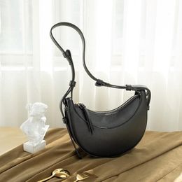 Elegant designer handbag luxury the tote bag women shoulder bags zip closure small purse full grain textured leather fashion cross body designer bag