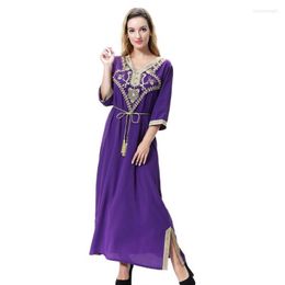 Ethnic Clothing Muslim Dresses Islamic Arabic Women Kaftan Dress Turkey Vestidos Largos Moroccan Evening Caftan Sukienki Wieczorowe