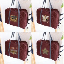 Duffel Bags Travel Bag Unisex Foldable Handbags Organisers Large Capacity Portable Luggage Leopard Series Print Accessories