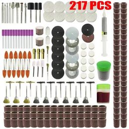 40--252Pcs Mini Electric Drill Multi Rotary Tool Accessories Set Grinding Polishing Rotating Polishing Kits For Dremel Accessory