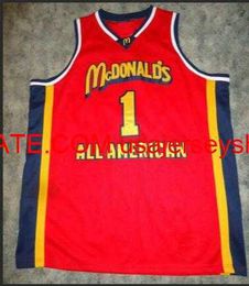 Custom Men Youth women Vintage TRACY McGRADY McDONALD ALL AMERICAN College basketball Jersey Size S-4XL 5XL or custom any name or number jersey