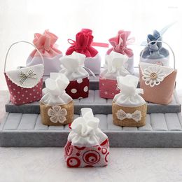 Gift Wrap 100pcs/lot Baby Birth Candy Boxes Xidan Bags Jewellery Wedding Bag