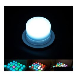 Underwater Lights Led Furniture Lighting Battery Rechargeable Bb Rgb Remote Control Waterproof Ip68 Swimming Pool Drop Delivery Outdo Dhkiz