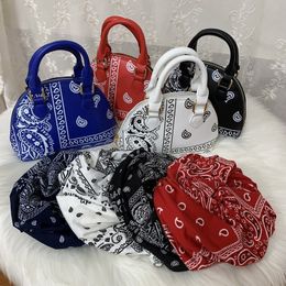 Evening Bags Fashion Cashew Flower Shoulder for Women Retro Design Ladies Top Handle Shell Female Set Purse Handbags Crossbody 230203