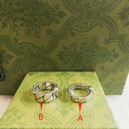 Fashion Love Ring Creative Pattern Retro designer Rings 925 Silver Plated Ring For Woman or Man linkA