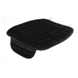 Steering Wheel Covers 2XCar Plush Non-Slip Front Seat Cover Pad Lattice Protector Cushions Mat Breathable Thickening