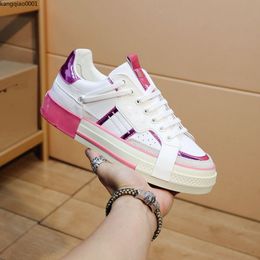 Designer Shoes Sneakers Fashion Casual Shoe Classics Women Espadrilles Flat Canvas And Real Lambskin Loafers Two Tone Cap Toe kq1kk000001