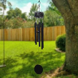 Decorative Figurines Memorial Wind Chimes 6 Aluminium Tubes Bell Soothing Melody Clearance Elegant Hanging Large For Balcony Backyard