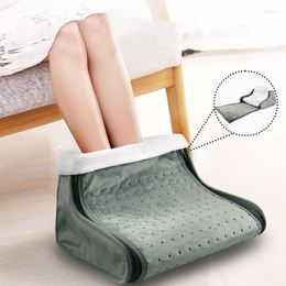 Carpets Electric Heating Pad For Feet Winter Foot Warmer Heater Washable Household Adjustable Timer Pads W2332