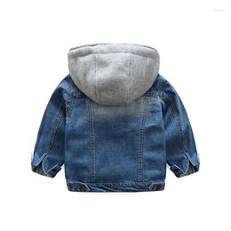 Jackets Top Spring Autumn Kids Casual Jacket Girls Jeans Coats Little Boys Denim Outerwear Costume