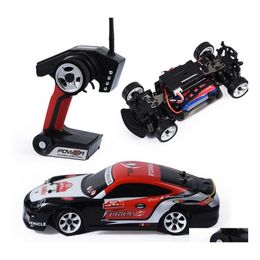Electric/Rc Car Wltoy K969 1/28 2.4G 4Wd 130 Remote Control Brush Motor High Quality 30Km/H Speed Drift For Boys Gifts T221214 Drop Dhgyu