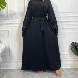 Ethnic Clothing Eid Mubarak Abaya Dress Dubai Muslim Women Zipper Hijab Dresses Turkey Islamic Caftan Marocain Vestido Musulmane Femme