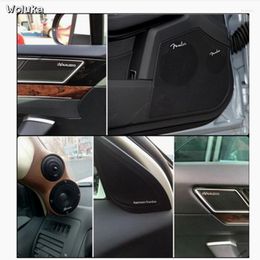 Interior Decorations 2023 Arrival Car Stereo Sticker Logo Speaker Modification CD50 Q06