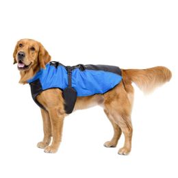 Dog Apparel Waterproof Pet Dogs Coat Jacket Winter Warm Vest Clothes Wind Resistant Reflective Outdoor Sport Cos