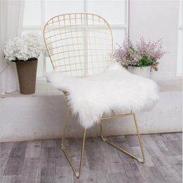 Pillow Chair Mat Seat Pad Skin Fur Area Rugs Warm Artificial Textile Soft Sheepskin Rug Decoration Wool Hairy Carpet