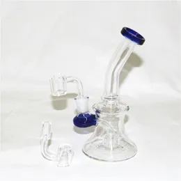 Heady Glass Bong Straight Percolator Dab Oil Rig Mini Rigs Colorful Waterpipe Water Bongs with Glass Bowl