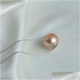 Pearl 20Pcs Freshwater Edison 911Mm Dyed Colour Big Round And 2 Floating Necklaces Drop Delivery Jewellery Dhbvm