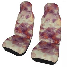 Car Seat Covers Marbling Tie Dye Colourful Universal Cover Protector Interior Accessories Geometric Cushion