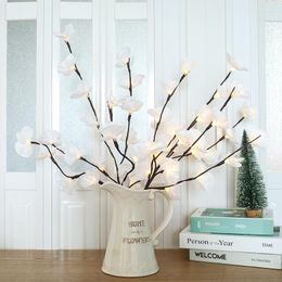 Night Lights Creative LED Simulation Phalaenopsis Tree Branch String Household Indoor Table Scenery Christmas Festival Decorative Lamp