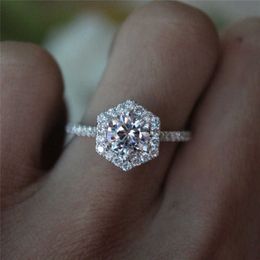 Solitaire Ring Modern Women's Wedding with AAA CZ Stone Fashion Versatile Female cessories High Quality Silver Colour Jewellery Y2302