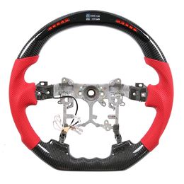 LED Racing Steering Wheel Carbon Fibre for Toyota Reiz Mark X Smart Steering Wheels