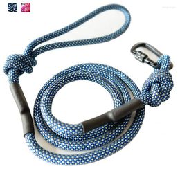 Dog Collars 2023 Leash Reflective Heavy Duty Climbing Rope For Medium Large Auto Lock Nylon Training Durable