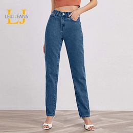 Women's Jeans Womens Plus Size High Waisted Harem 5XL 6XL Ladies Boyfriend Denims Curve Black Women Denim Pants 230202