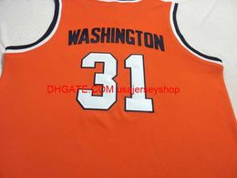 Custom Men Youth women #31 Dwayne Pearl n Syracuse College Basketball Jersey Size S-4XL 5XL or custom any name or number jersey