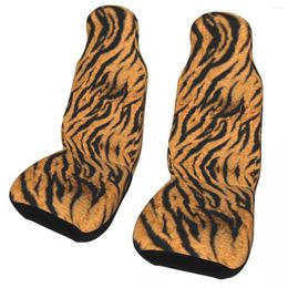Car Seat Covers Tiger Stripe Animal Universal Cover Protector Interior Accessories For All Kinds Models Leopard Fishing