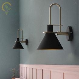 Wall Lamp Nordic Modern Minimalist Designer Led Horn Living Room Aisle Stairs Bedside Lamps Learning Desk Lights For Home