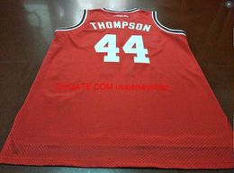 Custom Men Youth women # NC STATE #44 David Thompson Basketball Jersey Size S-4XL 5XL or custom any name or number jersey