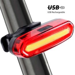 Bike Lights 120 Lumen Bicycle Rear Light USB Rechargeable Waterproof MTB Bike Taillight Ciclismo Luz Trasera Bicicleta Bicycle Accessories P230427