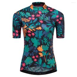 Racing Jackets 2023 Women Summer Cycling Jerseys Tops MTB Bike Jersey Quick-Dry Outdoor Bicycle Clothing Breathable Short Sleeve Shirts