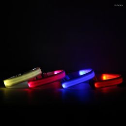 Dog Collars Adjustable Led Light Collar Luminous For Accessories Pet Products Retractable Bright