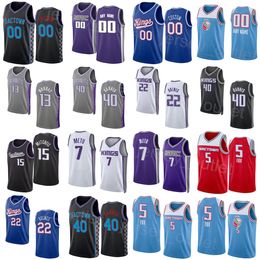 Screen Printed Man Youth Basketball Keegan Murray Jersey 13 Harrison Barnes 40 DeAaron Fox 5 Davion Mitchell 15 Richaun Holmes 22 Chimezie Metu 7 Custom Name Number