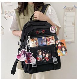 Backpack Wei Wu Xian Xie Lian School Bags For Girls Large Kawaii Casual Book Bag Waterproof Travel Rucksack