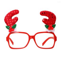 Christmas Decorations Fancy Dress Party Funny Glasses Frame Snowman Santa Elk Xmas Costume Ornaments