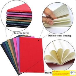 Colorful Notebook Lined Paper Travel Journals Notebooks A5 Size 30 Sheets Exercise Book for Travelers Students and Office