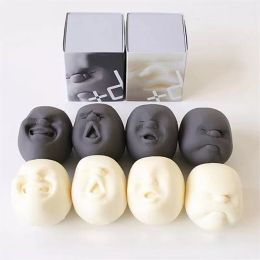 2023 4pcs/lot Vent Human Face Ball Anti-Stress Ball of Japanese Design Cao Maru Caomaru 220325