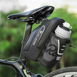 Panniers s Nylon Bicycle Waterproof Mountain Bike Storage Seat Rear Tool Pouch Bag Saddle Outdoor Cycling Accessories 0201