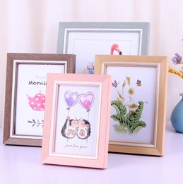 The latest 7X5 inch modern simple photo frame pendulum table many styles to choose from support Customised logo