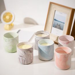 Candle Holders Northern European Marble Ceramic Cups Warm And Romantic Aromatic