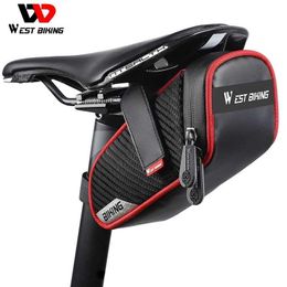 Panniers s WEST BIKING Cycling Saddle Reflective Rainproof Bike Accessories MTB Bicycle Tools Set Pannier Tube Rear Tail Seatpost Bag 0201